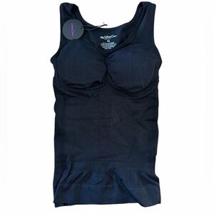 NWT WomanOcean Black Sliming Cami XL